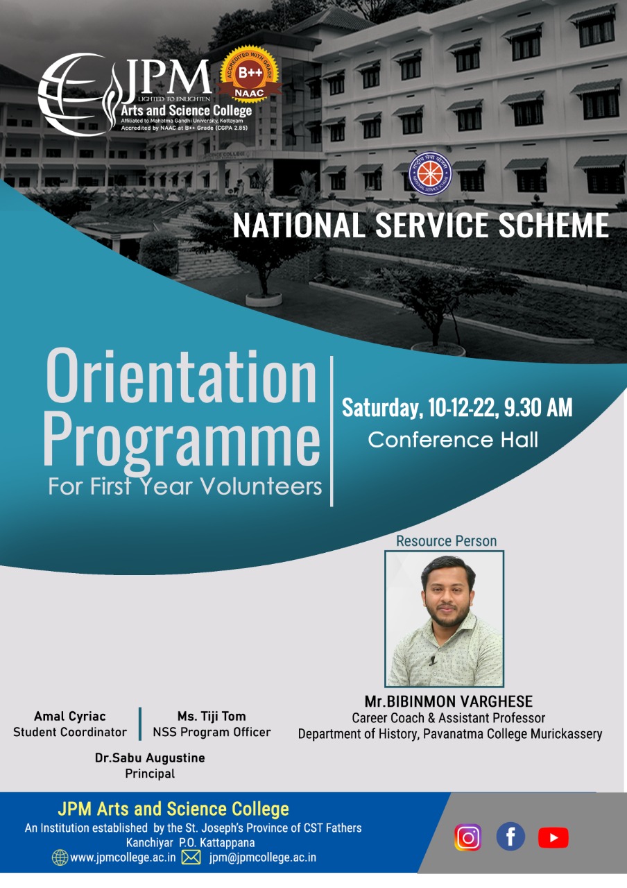 Orientation programme for first year Volunteers